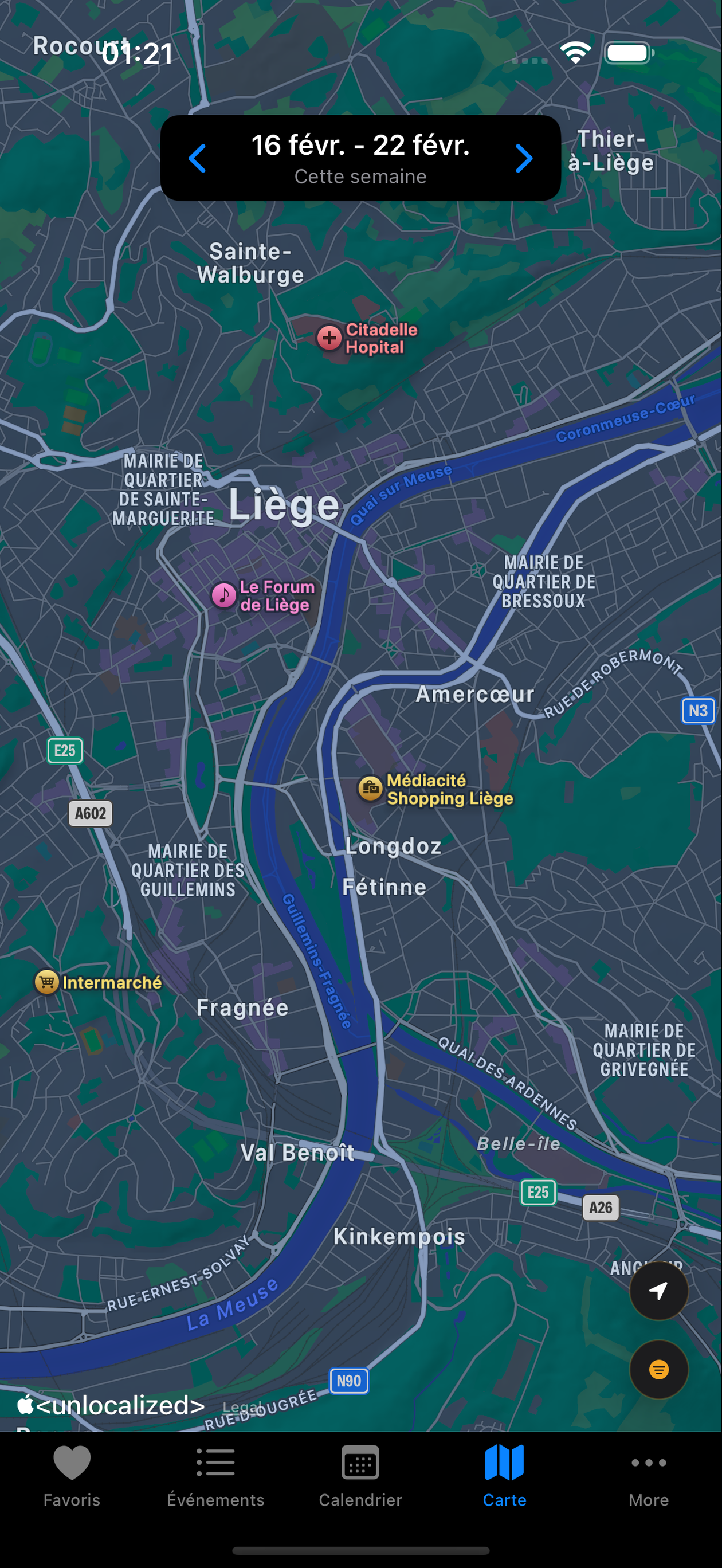 Liège Culture — Carte culturelle de Liège